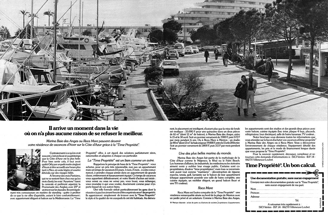 Advert Immo Mer 1978