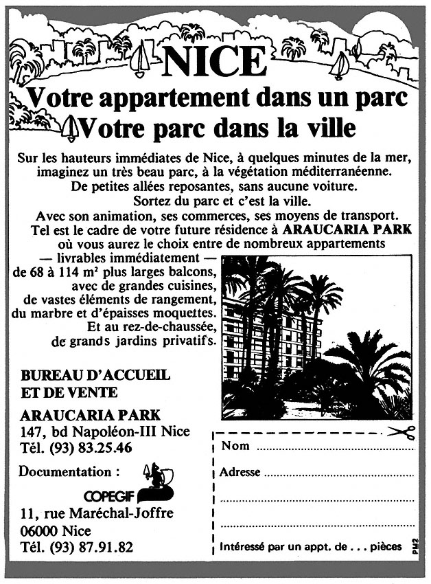 Advert Immo Mer 1979