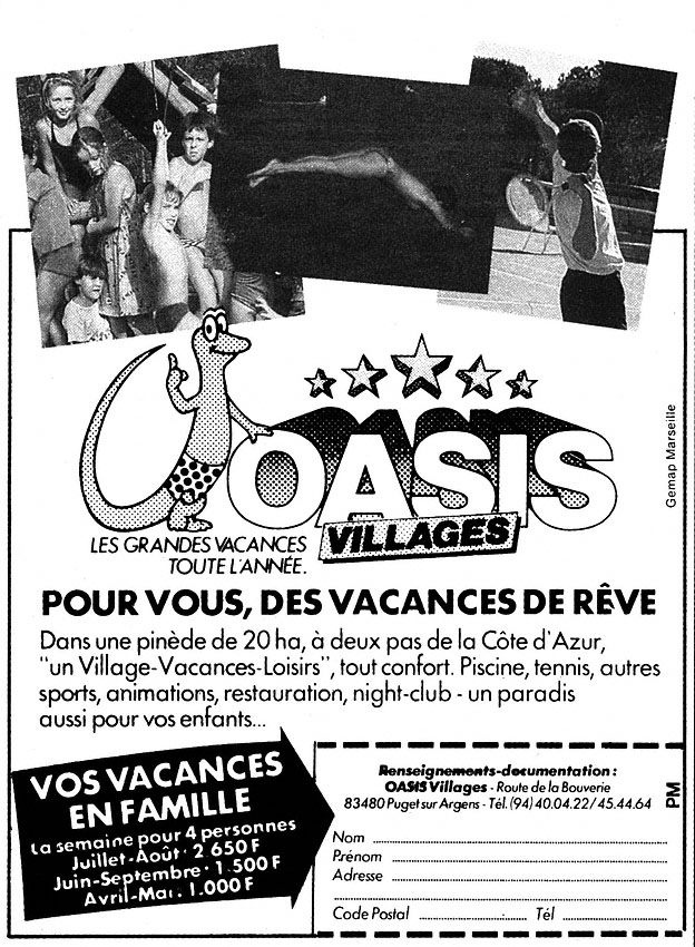 Advert Immo Mer 1985