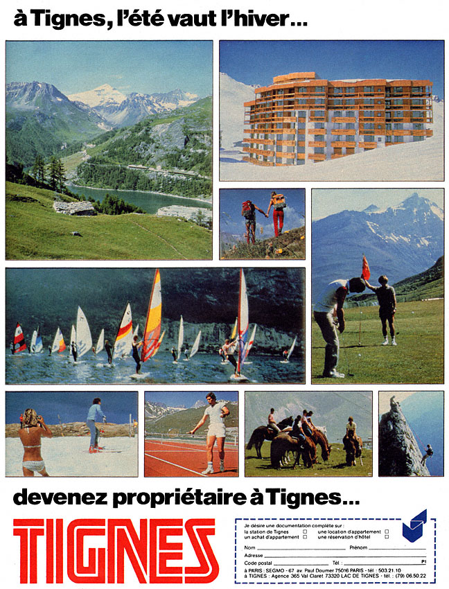 Advert Immo Montagne 1982