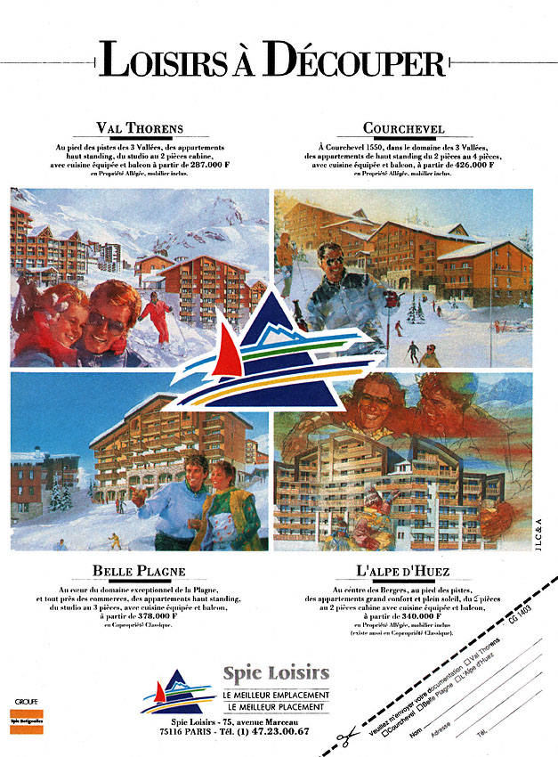 Advert Immo Montagne 1989