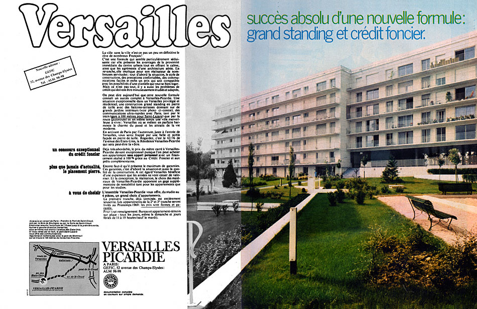 Advert Immo Paris 1968