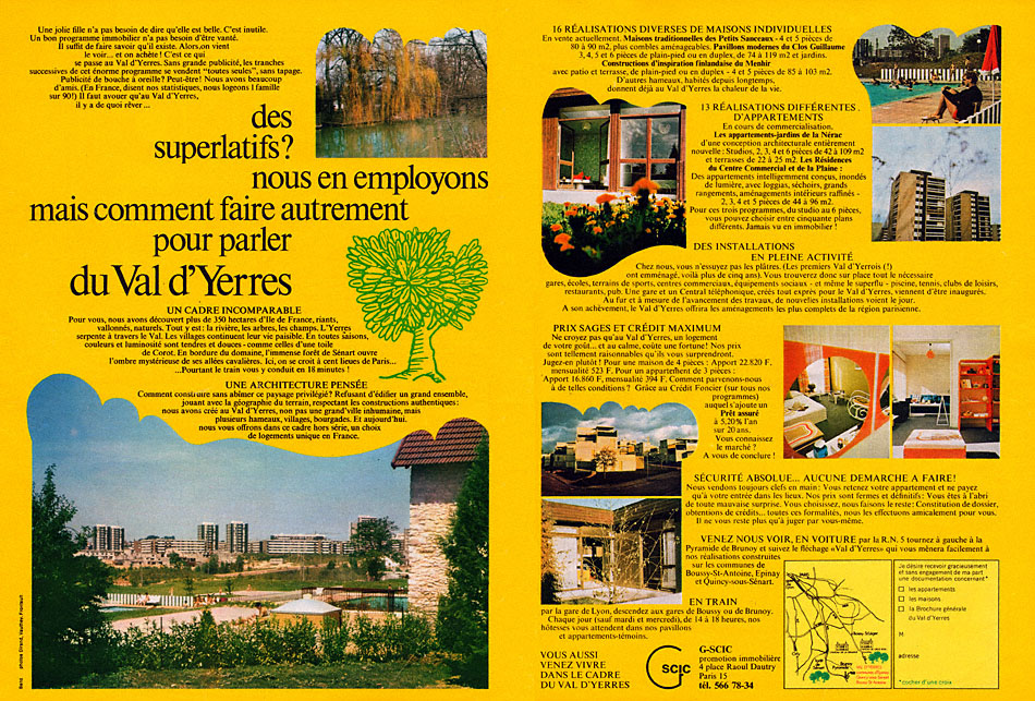 Advert Immo Paris 1970