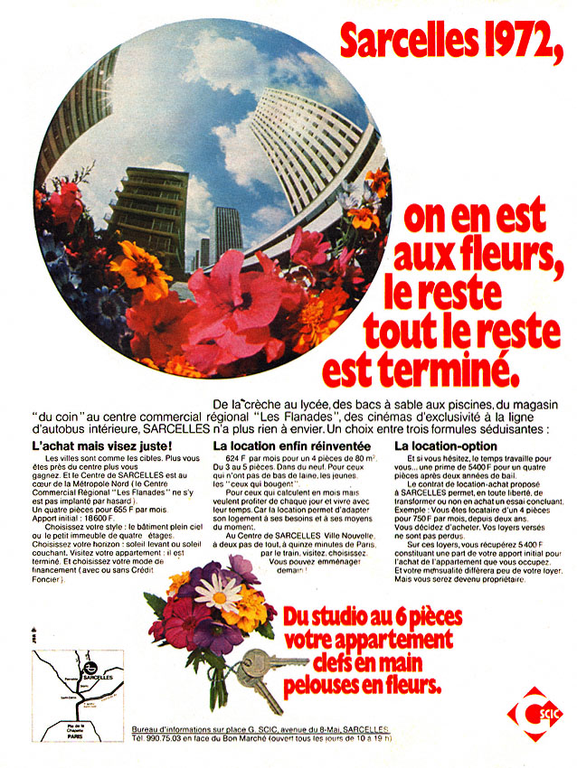 Advert Immo Paris 1972