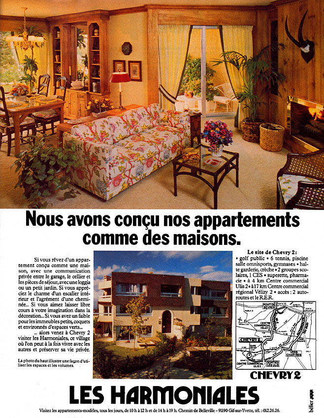 Advert Immo Paris 1979