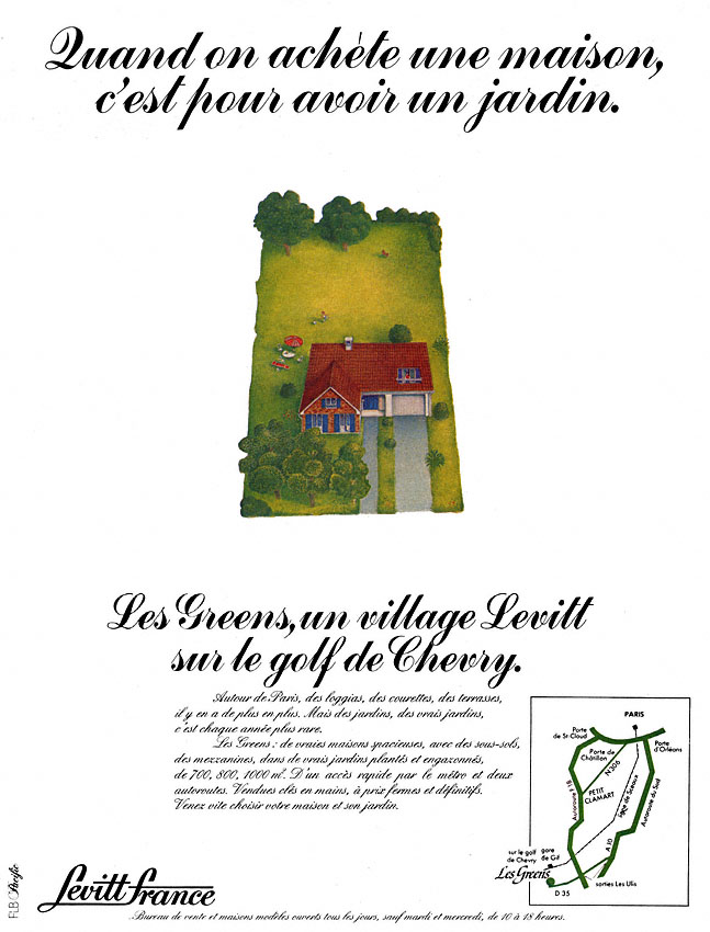 Advert Immo Paris 1979