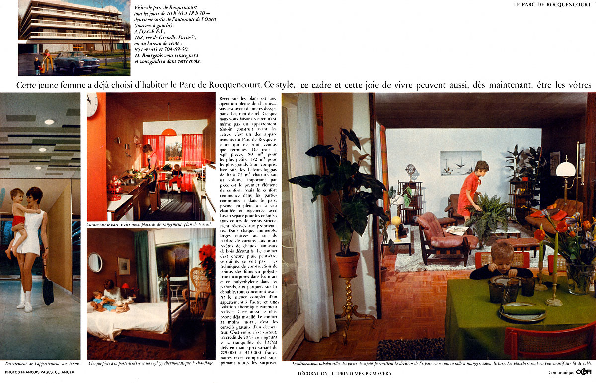 Advert Immo Paris 1968