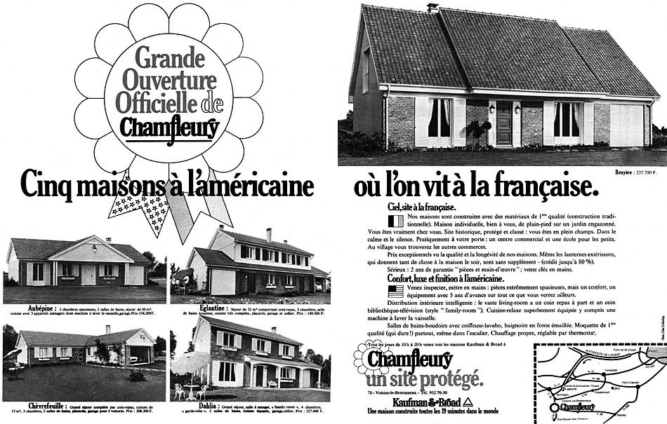 Advert Kaufman & Broad 1969