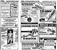 Advert Match Annonces 1983