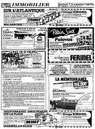 Advert Match Annonces 1984