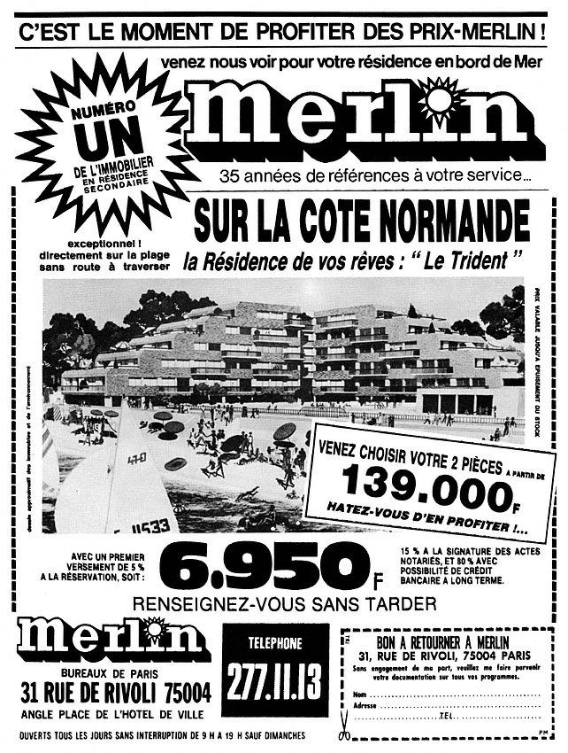 Advert Merlin 1980