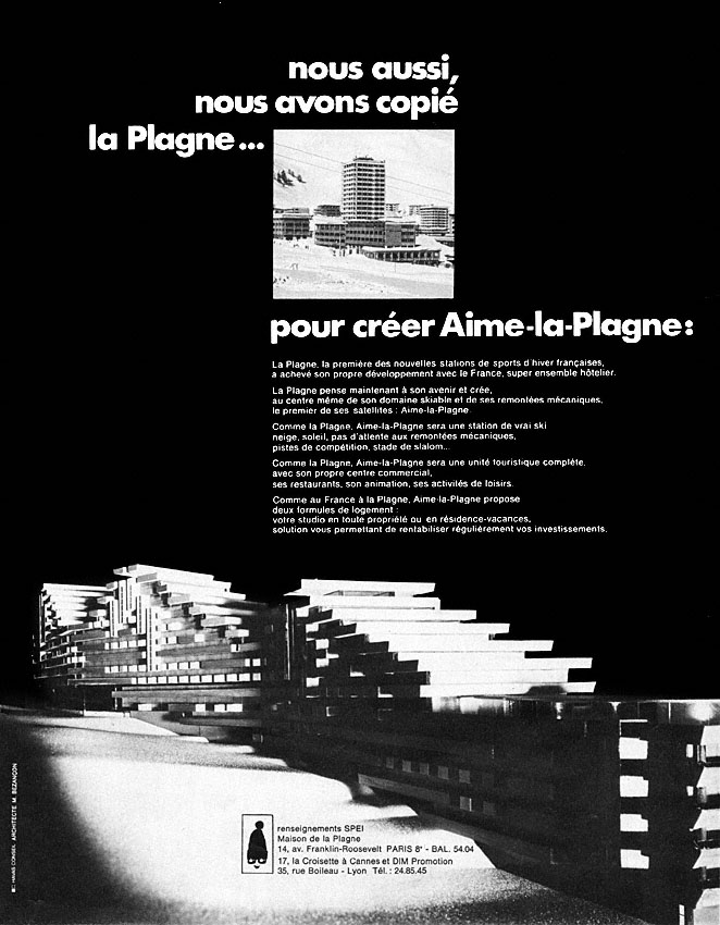 Advert Montagne 1968