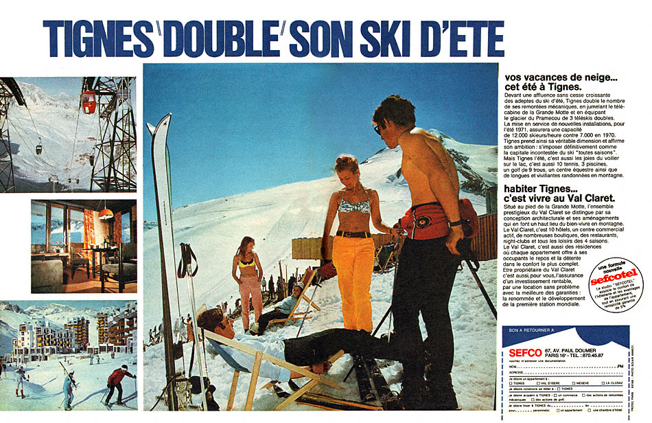 Advert Montagne 1971