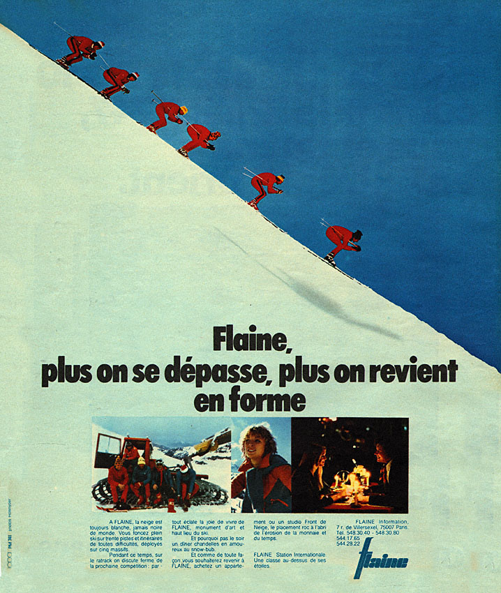 Advert Montagne 1974