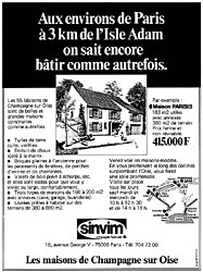 Advert Paris 1977