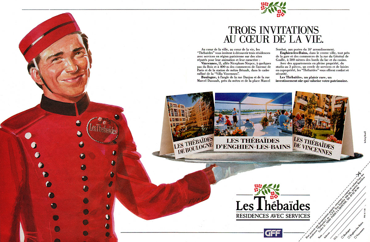 Advert Paris 1990