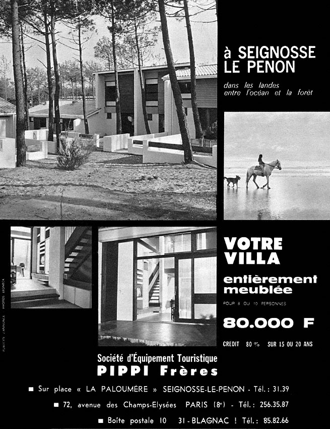 Advert Programmes Immobiliers 1969