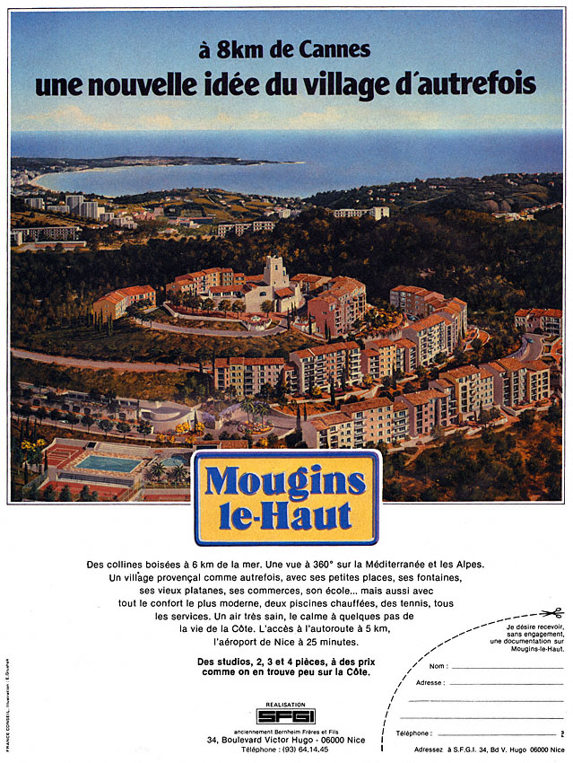 Advert Programmes Immobiliers 1980