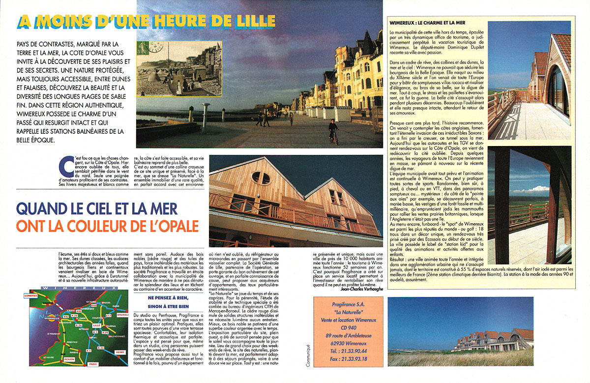Advert Programmes Immobiliers 1995