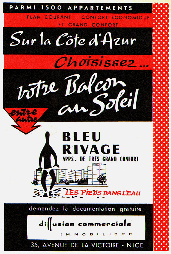 Advert Programmes Immobiliers 1958