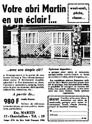 Advert Abris Martin 1967