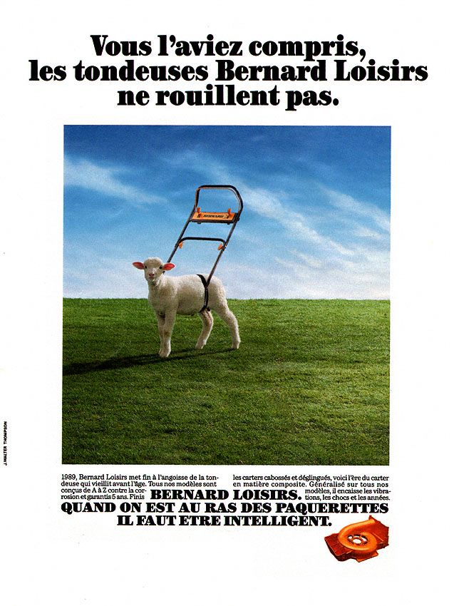 Advert Bernard 1989