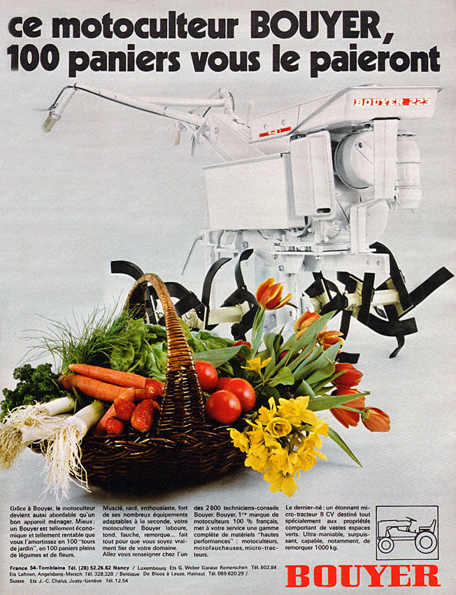 Advert Bouyer 1970