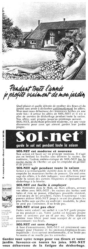 Advert Sol-Net 1960