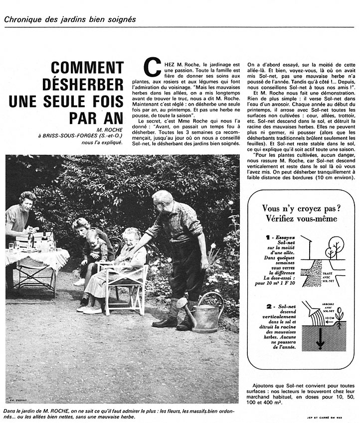 Advert Sol-Net 1965