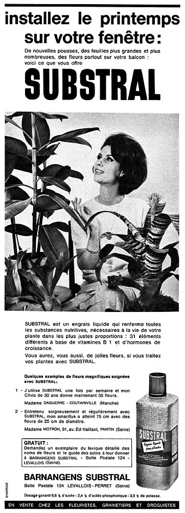 Advert Substral 1963