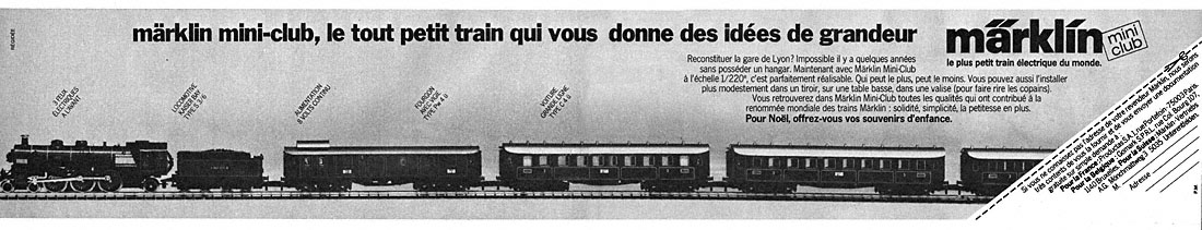 Advert Marklin 1980