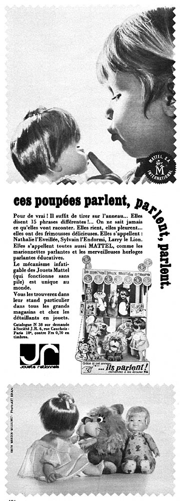 Advert Mattel 1966