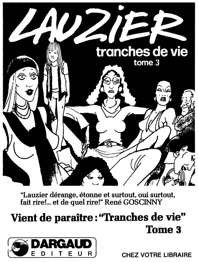 Advert Dargaud 1977