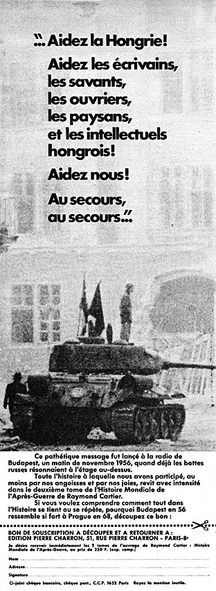 Advert Editions Charron 1970