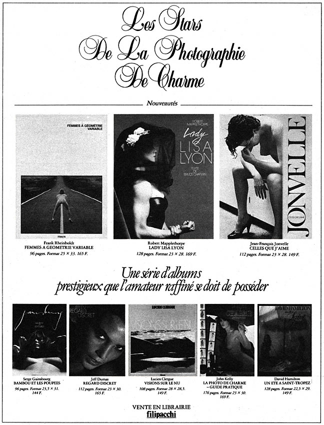 Advert Filipacchi 1983