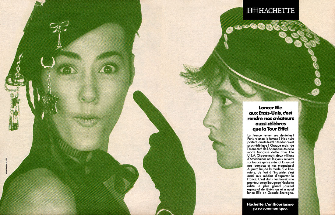 Advert Hachette 1986