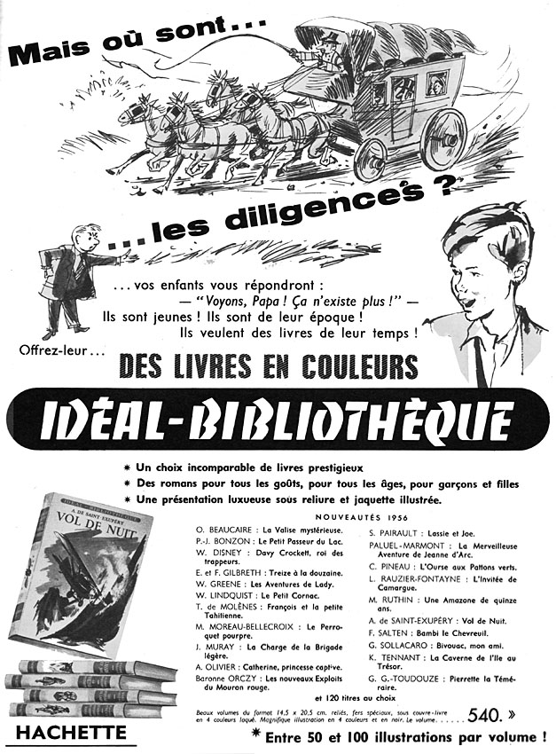 Advert Hachette 1956