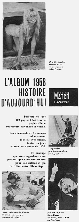 Advert Hachette 1959