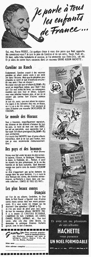 Advert Hachette 1961