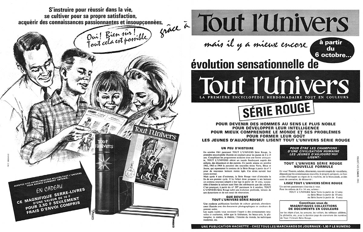 Advert Hachette 1965