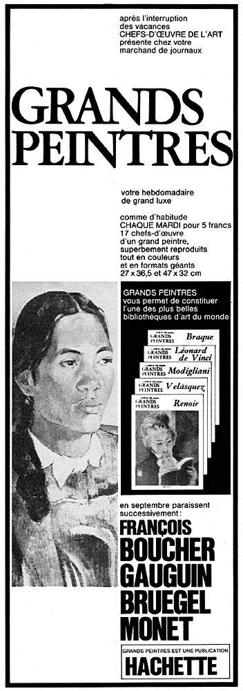 Advert Hachette 1966