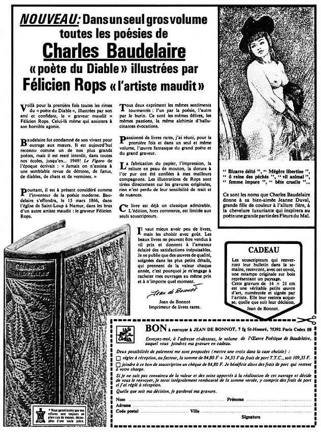 Advert Jean de Bonnot 1980