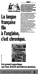 Advert Larousse 1987