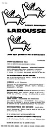 Advert Larousse 1963
