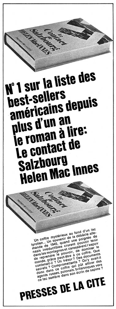 Advert Presses de la Cit� 1969