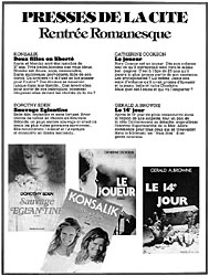 Advert Presses de la Cit 1977