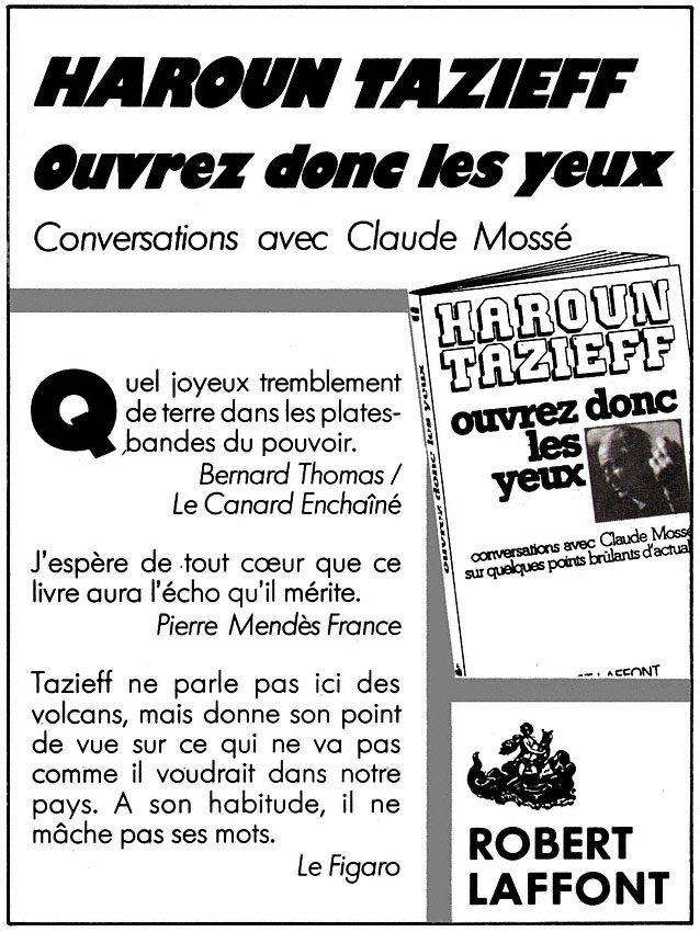 Advert Robert Laffont 1980