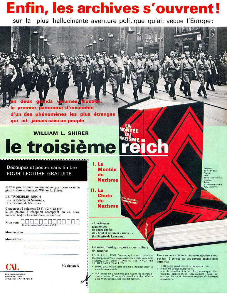 Advert ZxDivers Clubs Livres 1964