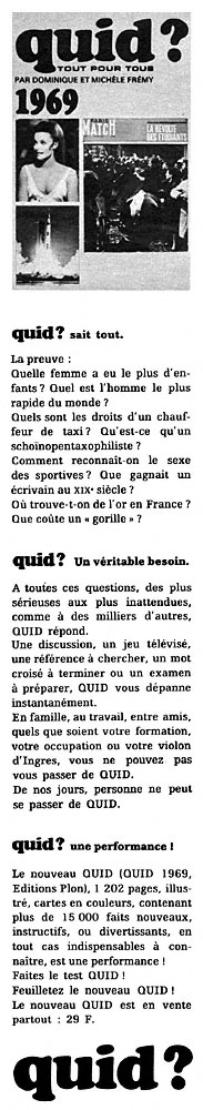 Advert Misc. 1968