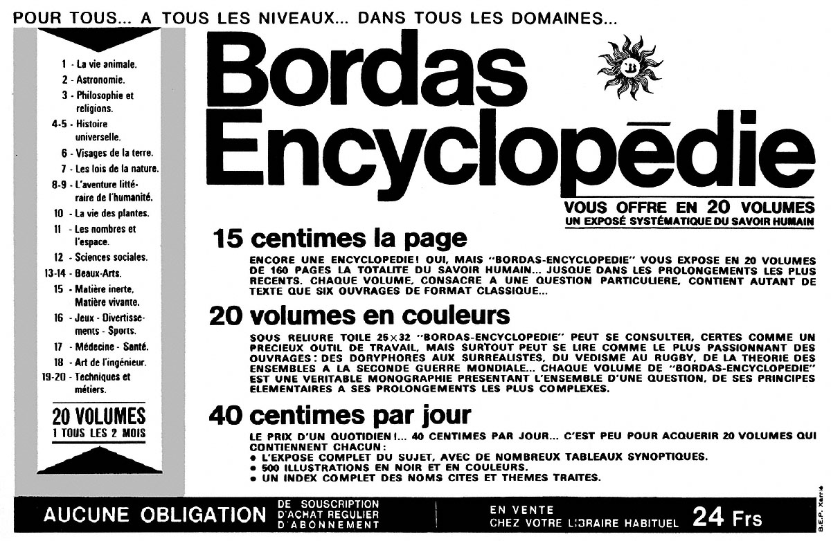 Advert Misc. 1968
